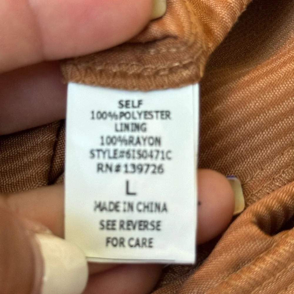 Honey Punch Tan Corduroy Mini Skirt Size L | Lined | Retro 90s Y2K Style